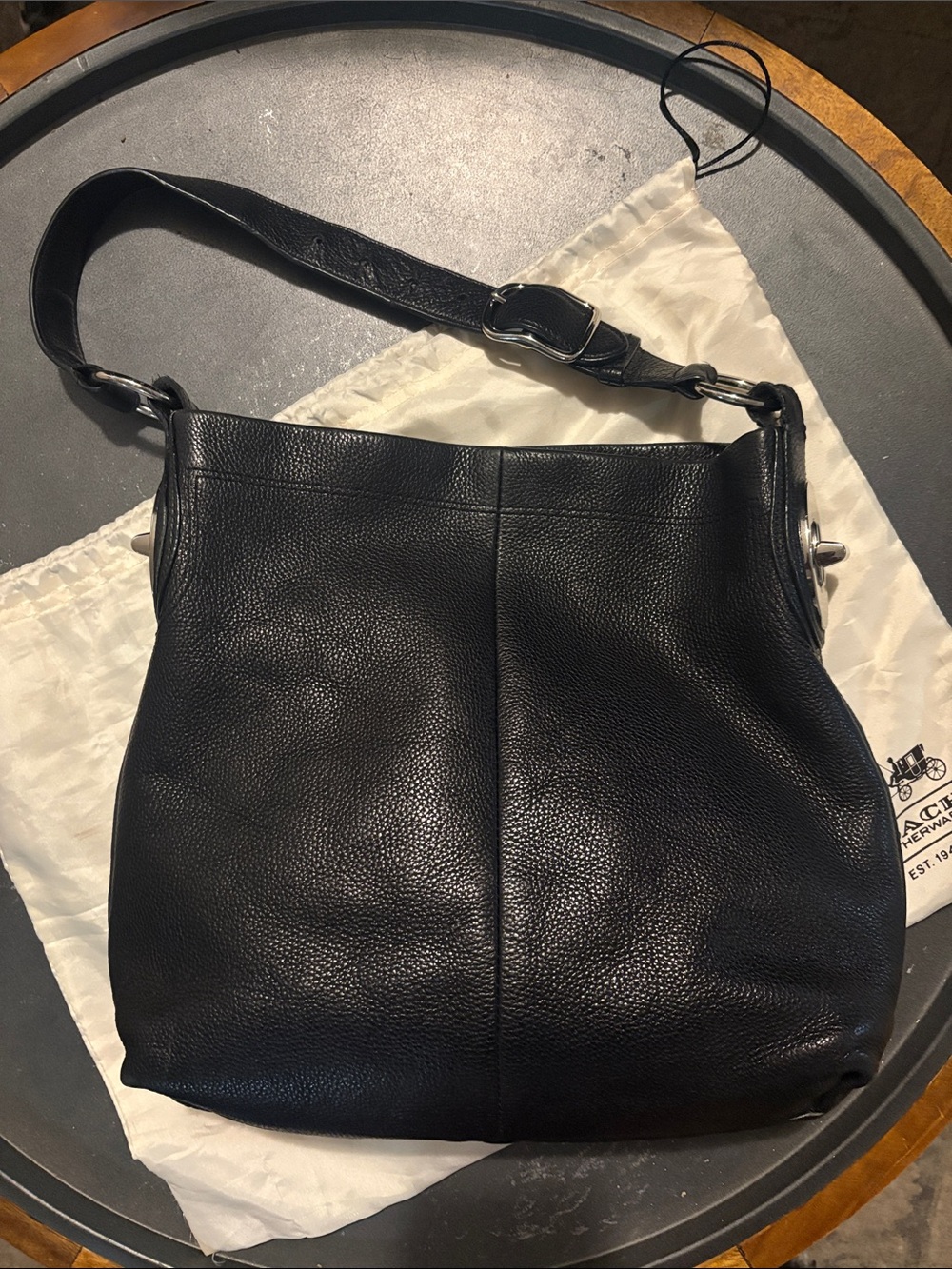 COACH vintage Penelope pebbled leather hobo bag